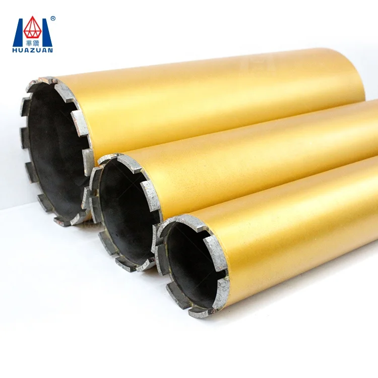 Diamond core bit segment normal flat