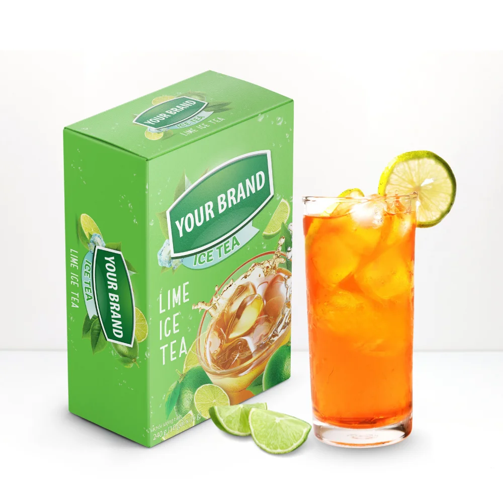 Direct Sales Instant Tea Drink Convenient Herbal Tea 400gr Tin Bag Custom Packaging