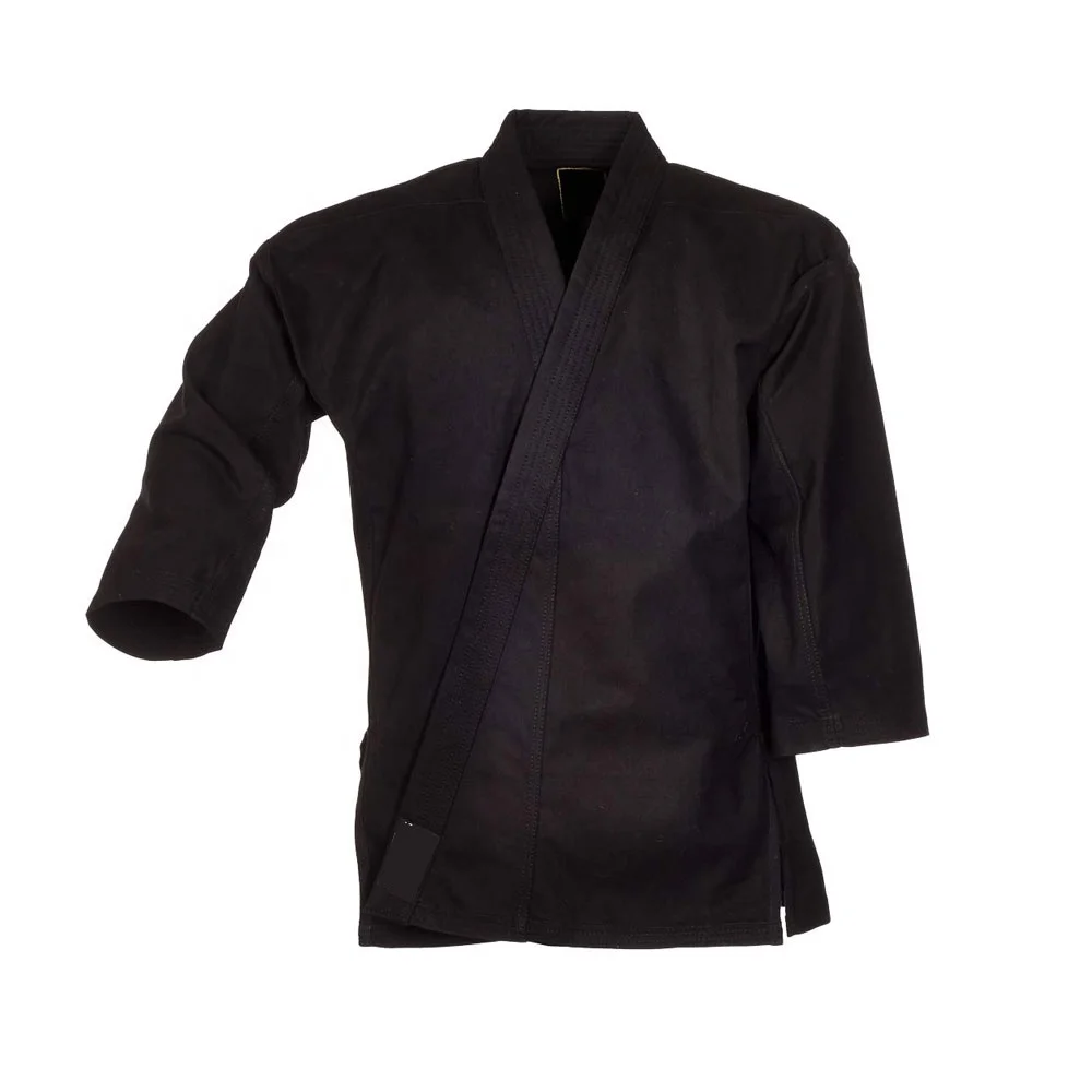 Ju Jutsu gi Tenno Classic black highly durable ju jutsu suit, made of a tearproof canvas fabric (14 oz.) to withstand extreme