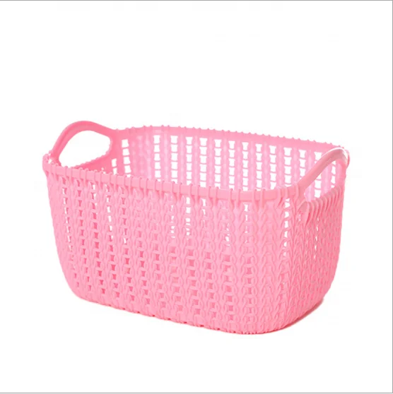 Fabulous Rattan Like Basket for Storing Book Toy Food Bread Clothes Cosmetics