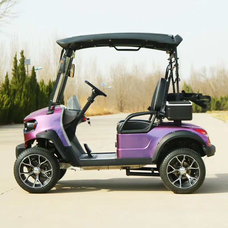 New Design Steel 4 Person Motorized Street Legal Custom 72v Electric Golf Cart