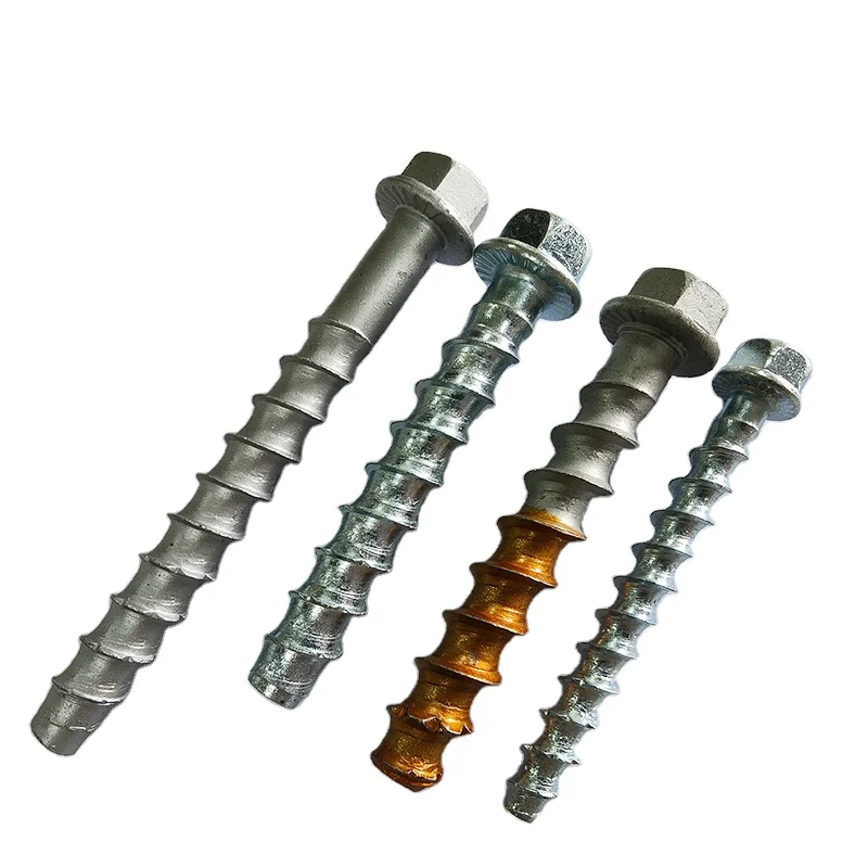Supply of concrete self tapping anchor bolts Flange self cutting cement Wall plug bolt