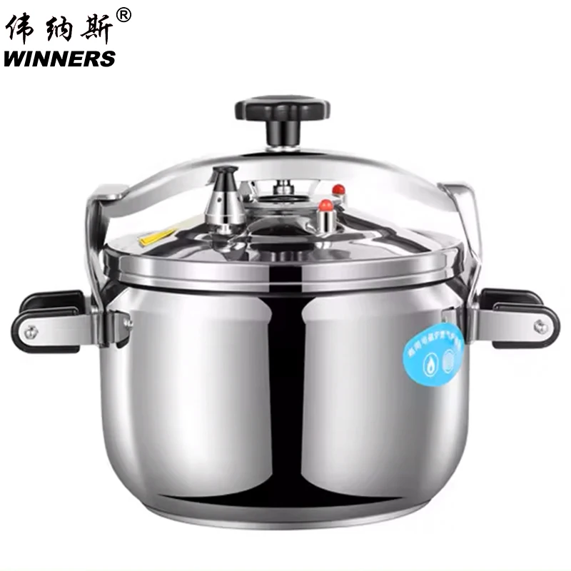pressure cooker stainless steel large canning pot with lid for home commercial use  any stove top pressure canner