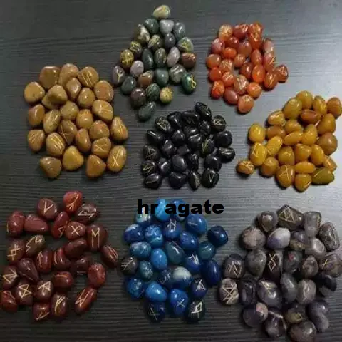 best selling high quality crystals natural stone gemstone healing blue onyx stone tumble pebbles for sale