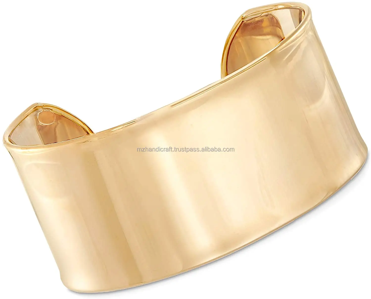 Jewelry wholesale high polished or Brushed finish brass cuff bracelet blanks ,plain bangle for Women