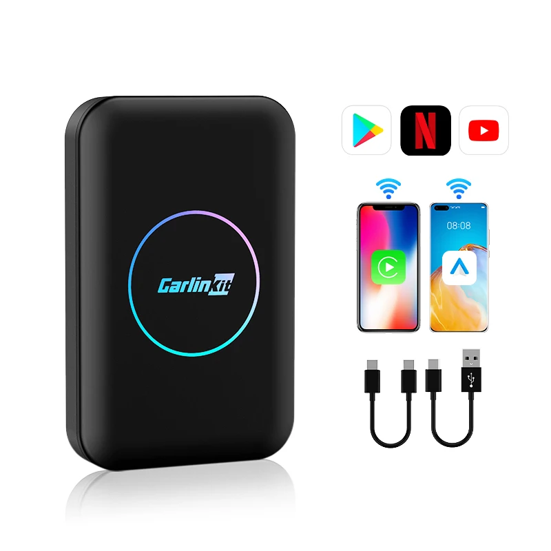 Carlink Allwinner A133 Cpc200 Tbox Lite Wireless Ai Box Dongle 32Gb Up To 512Gb Magicbox Carplay Youtube Iptv For Audi Apple
