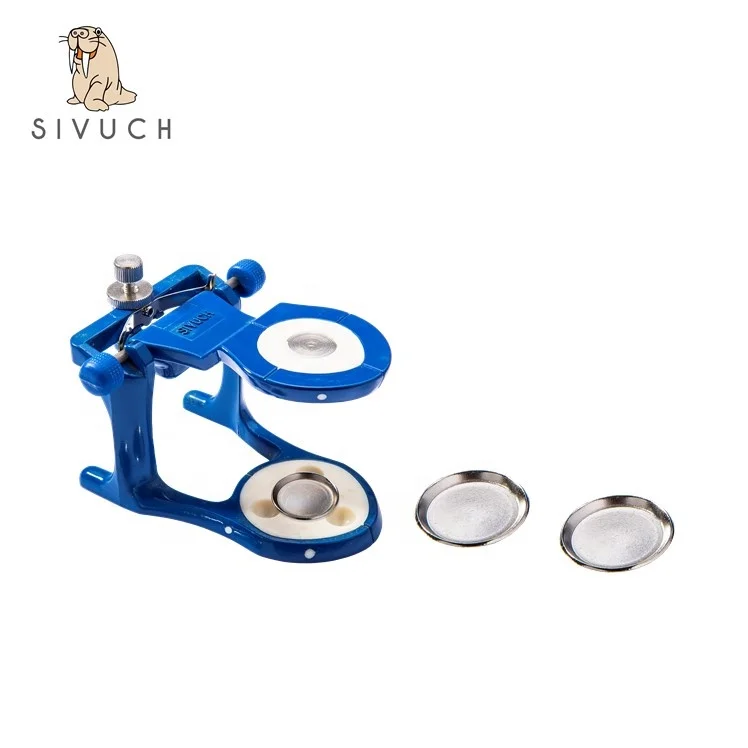 Blue metal magnetic no holding pins articulator dental