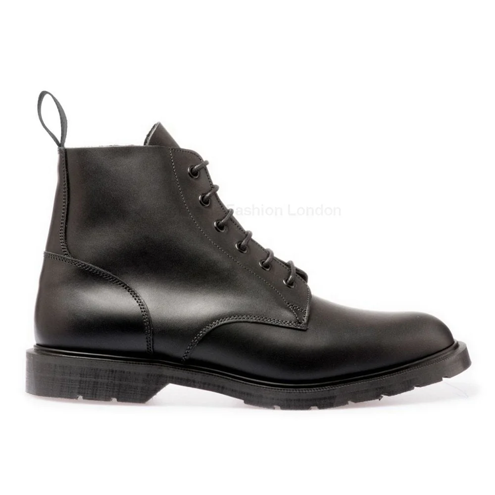  Специальная конструкция широко используемые безопасные рабочие ботинки Черные ботильоны из свиной кожи повседневные Дерби