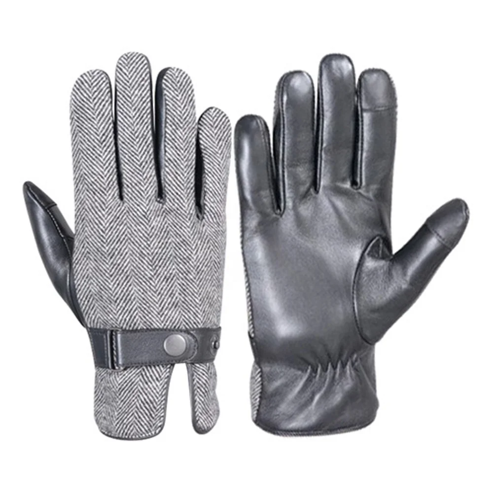 Top Rated Fashion Dress Leather gloves / Fashion White Leather Gloves / Winter Fashion Gloves