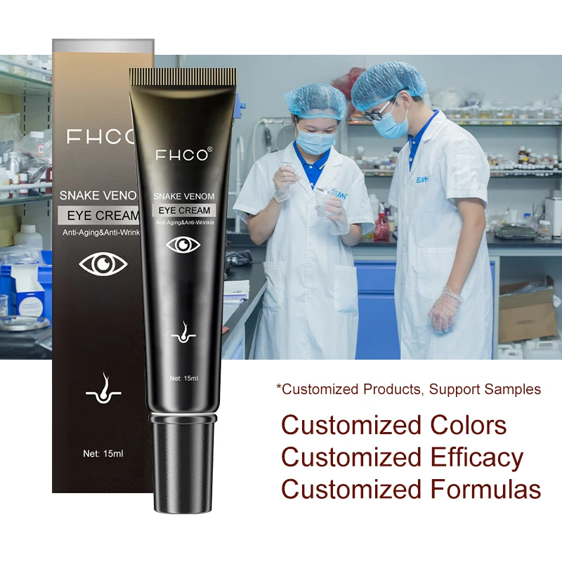 Custom Skin Care Products Cellulite Removal Essence Eye Cream Private Label Circle Removal Cream Eye Bag Brighten Eye Cream