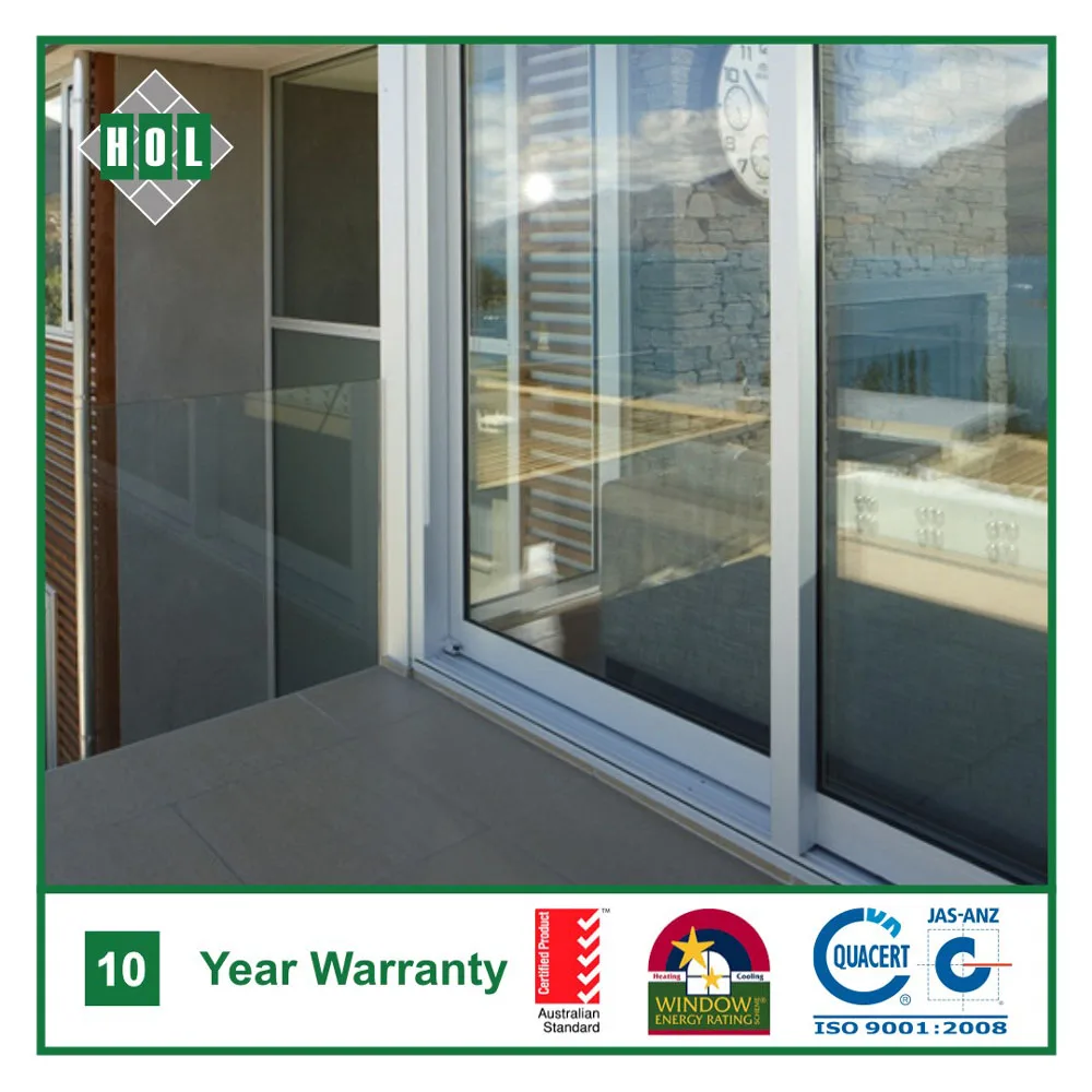 Sound proof Heat proof Sliding entrance doors Thermal bridge Aluminum system Double temper glass design for modern houses 2024