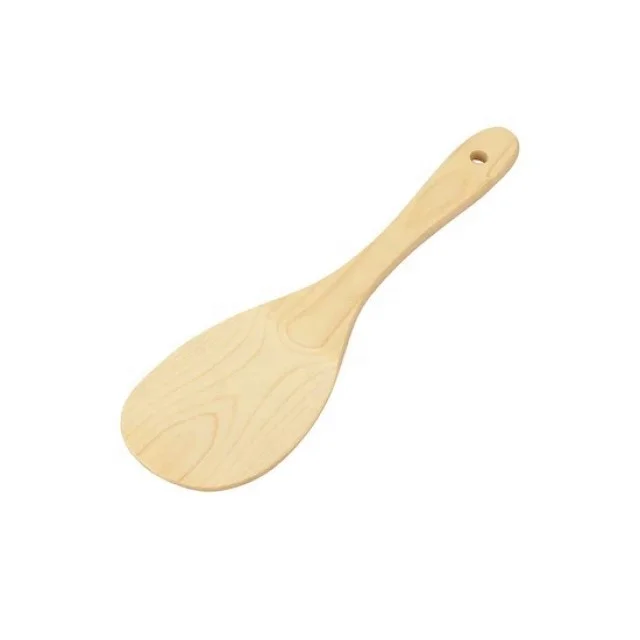 Made in Japan Natural Wood Shamoji Rice Scooper Available in Four Sizes Hinoki Rice Paddle