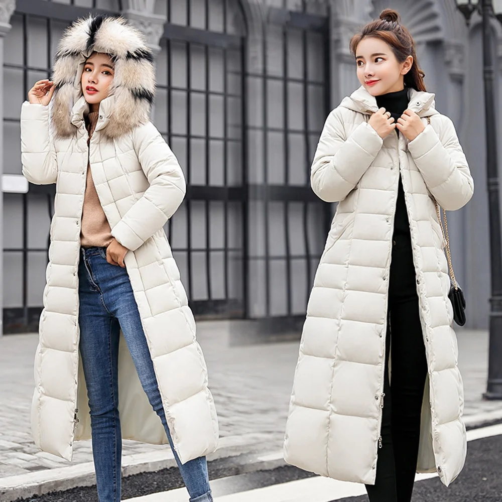 Fashion Lamb Wool Lining Coat Winter New Female Thickening Medium Long Turn-down Collar Plus Size Wholesale Suppliers