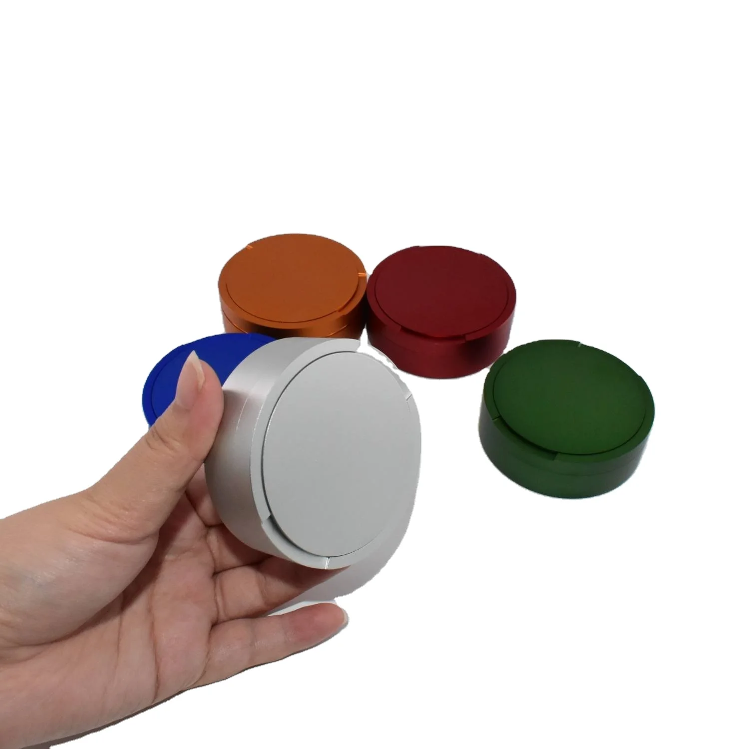 Cnc machining service High Precision Metal Snus Container  Metal Snuffbox  for Tobacco Packing