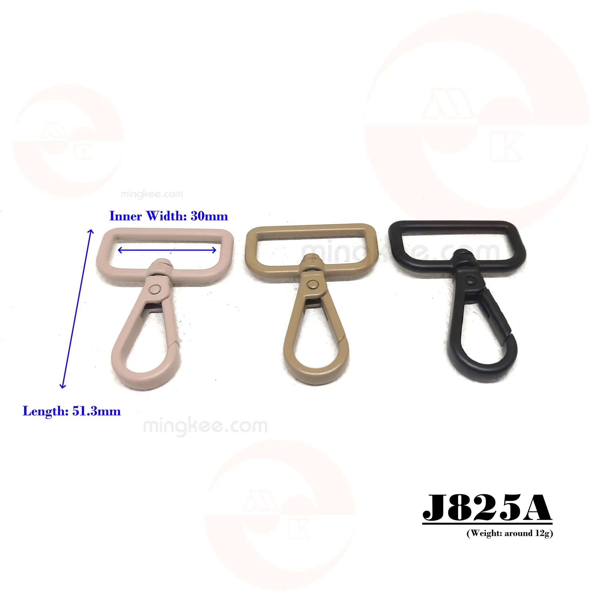 30mm Spray Painting Matt Colour Color Sweet Colourful Tone Buckle Handbag Bag Metal Parts Accessories Clasp Snap Dog Hook