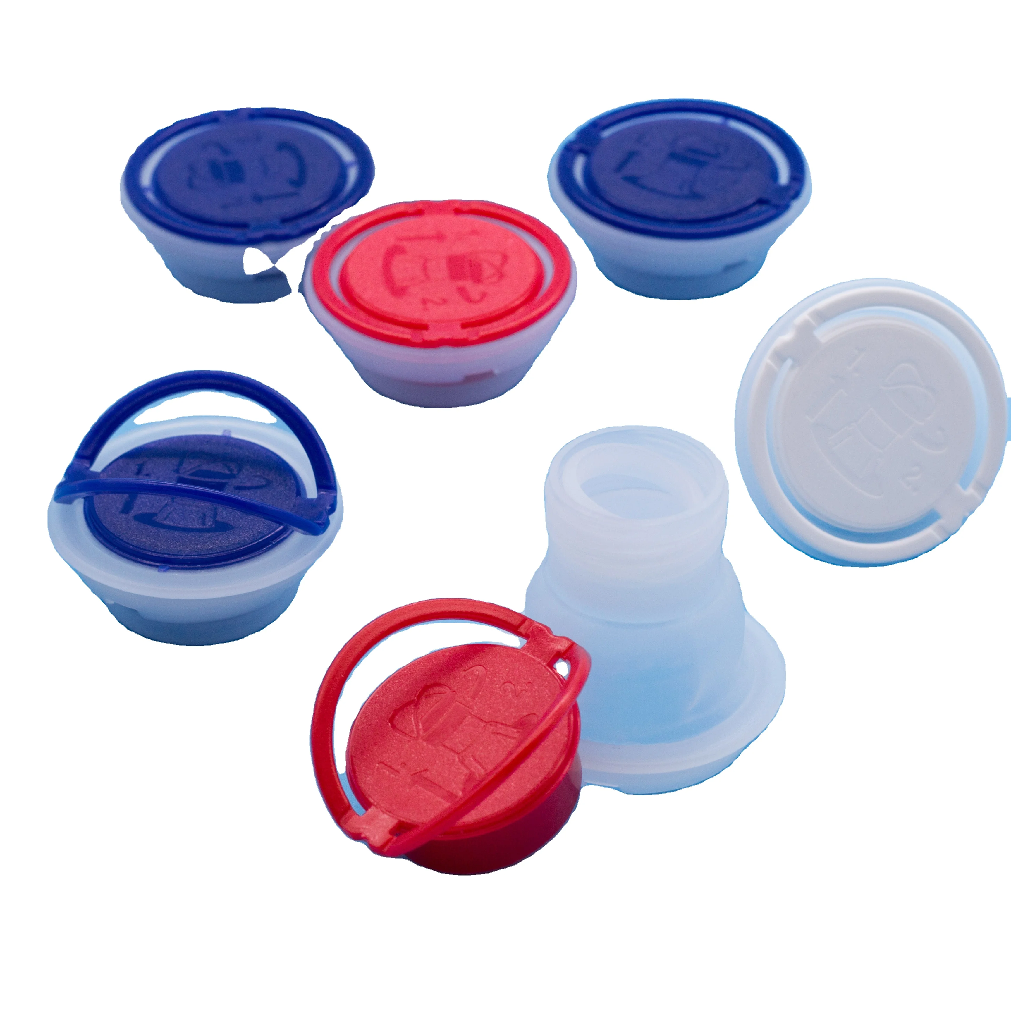 OEM Plastic Factory 42mm Plastic Flexible Screw Cap for Tin Can