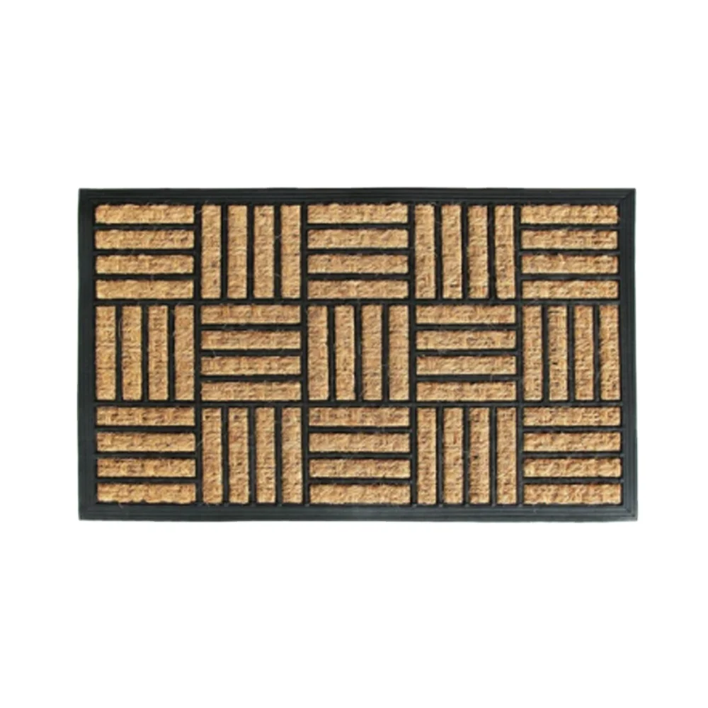 2024 New Modern Design Wholesale Price Coir And Rubber Matting Mat Outdoor Coir Mat