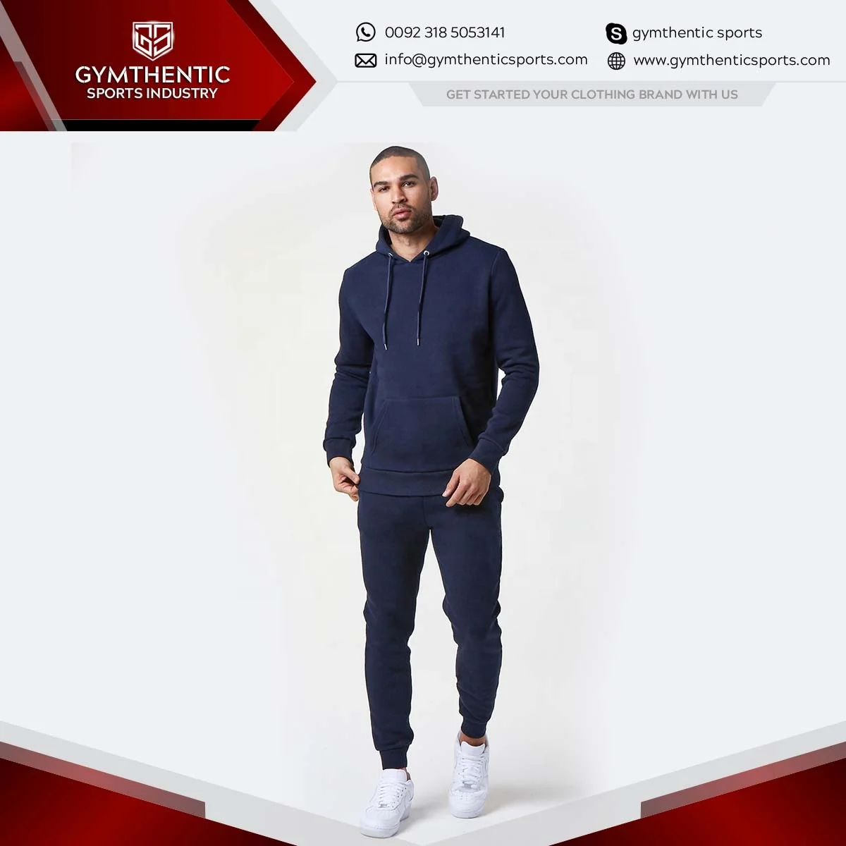 Top Quality Men Winter Tracksuit Custom Logo Design Tracksuit For Men