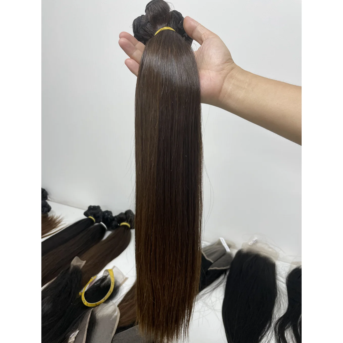 MH Trust 100% Vietnamese Human Hair Weft Extensions Hot Selling Wave Style Bundle Virgin Raw Hair for Braiding HD Lace