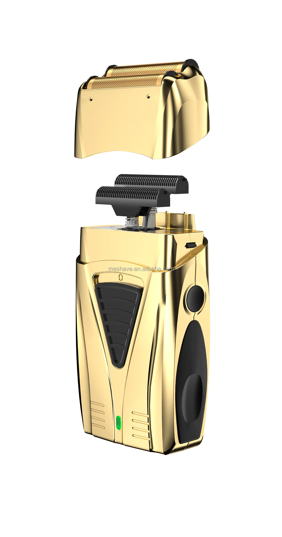 Golden IPX6 LS2210 Rechargeable Shaver Reciprocating Double Blade Waterproof Wireless USB Rechargeable Shaver Barber Trimmer