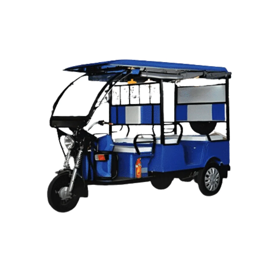 Passenger E Rickshaw Star, Made in India, Zero Emission, Compact and Reliable Electric Vehicle for City and Sustainable Mobility