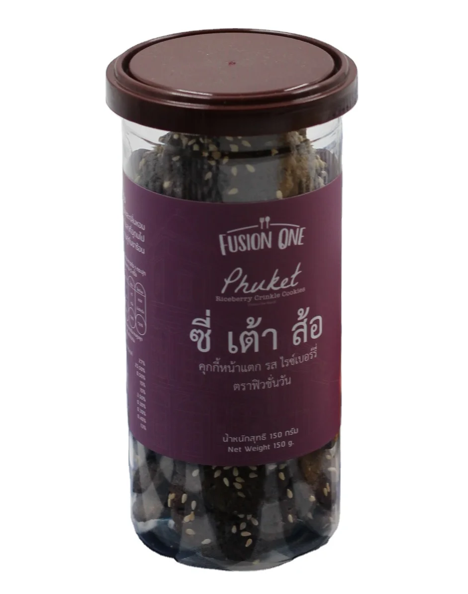 Печенье премиум-класса на Пхукете со вкусом Рикки, 150 г, Fusion One, легкая и вкусная закуска из таиланда для послеобеденного чая