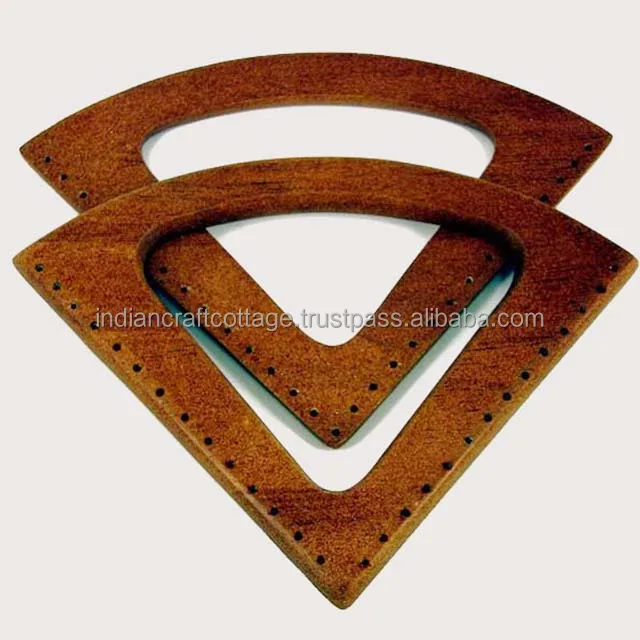 Buy Custom Color Handbag Handle Bag Wooden Handle