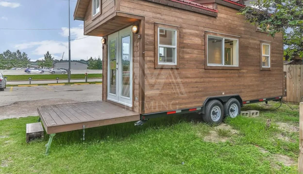 Trailer houses Luxury Container House On Wheels