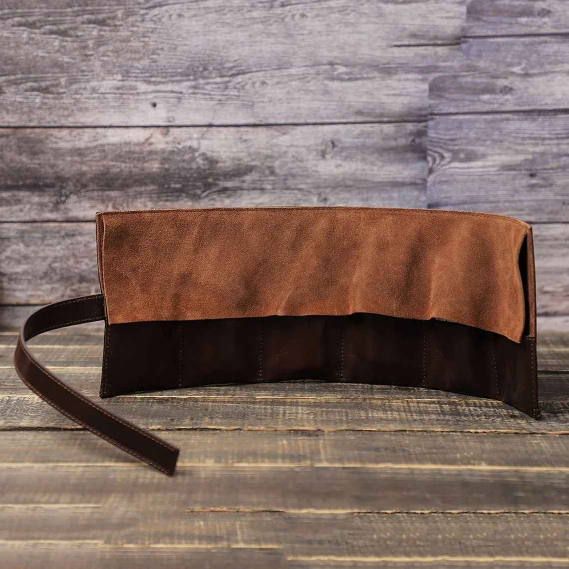 Watch Roll Personalized Watches Travel Case Organizer Genuine Leather Pouch Storage Watch Custom Size Custom Logo