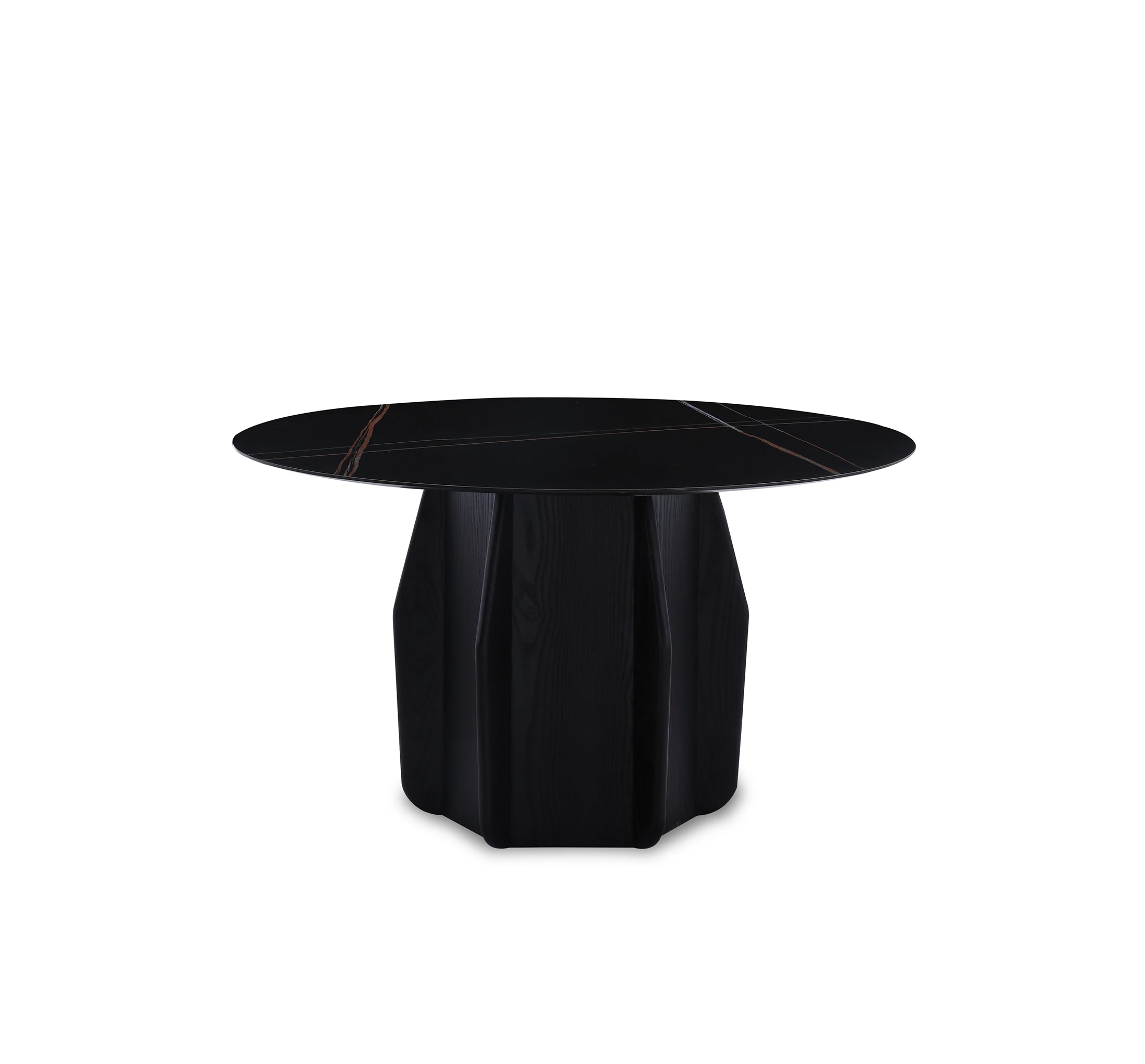 Luxury Diningroom Sintered Stone Slate Top Marble Lazy Susan Swivel Rectangular Modern Round Dining Table