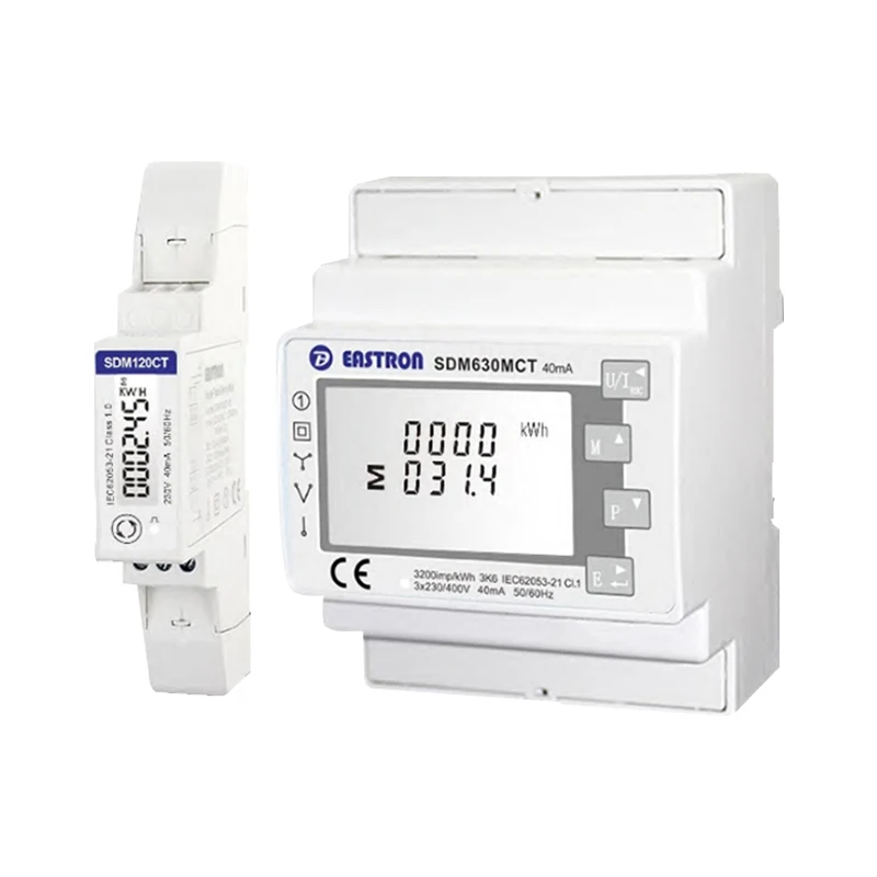 Growatt Smart Meter Three Phase Four Wire Din Rail Energy Meter Modbus Rtu Remote Reading AMR Smart Communication RS485