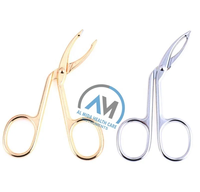Eyebrow Tweezers Face Hair Removal Scissors Cosmetic Trimmer Eyelash Clipper