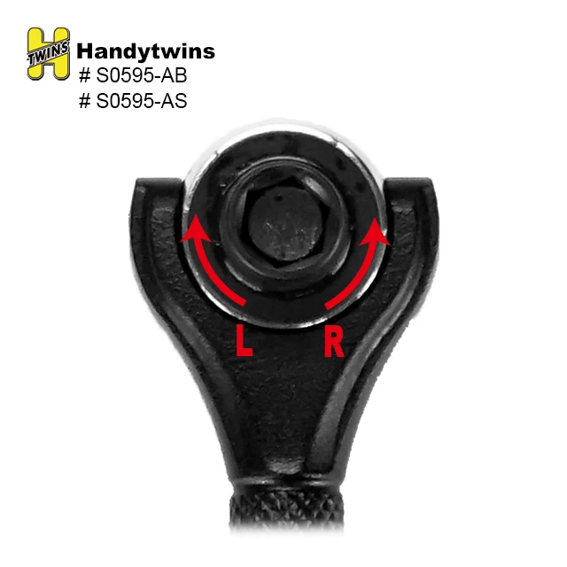 Микро торцевой привод поворотная головка 1 4 Трещоточный ключ