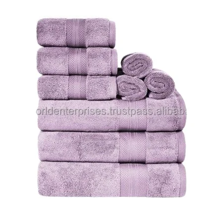 Cotton  towel Professional Customized Stripe Terry Cotton Towel Set Top Quality Kitchen Cleaning Towels made in india