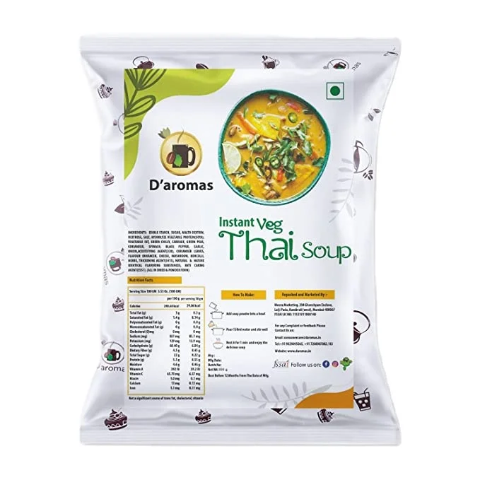 Мгновенный тайский овощной суп, мгновенный смешанный порошок