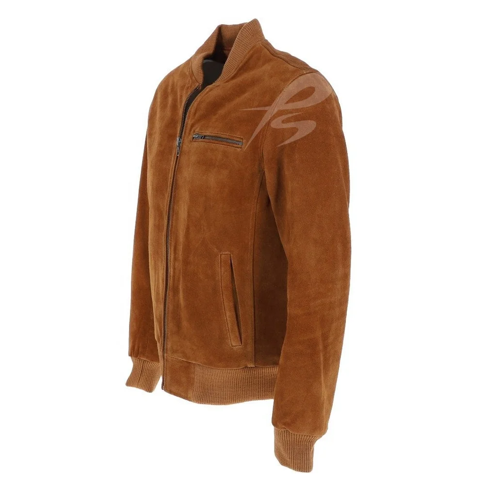 Мужская кожаная куртка с воротником-стойкой повседневная мотоциклетная из искусственной кожи верхняя одежда пальто карманами на молнии