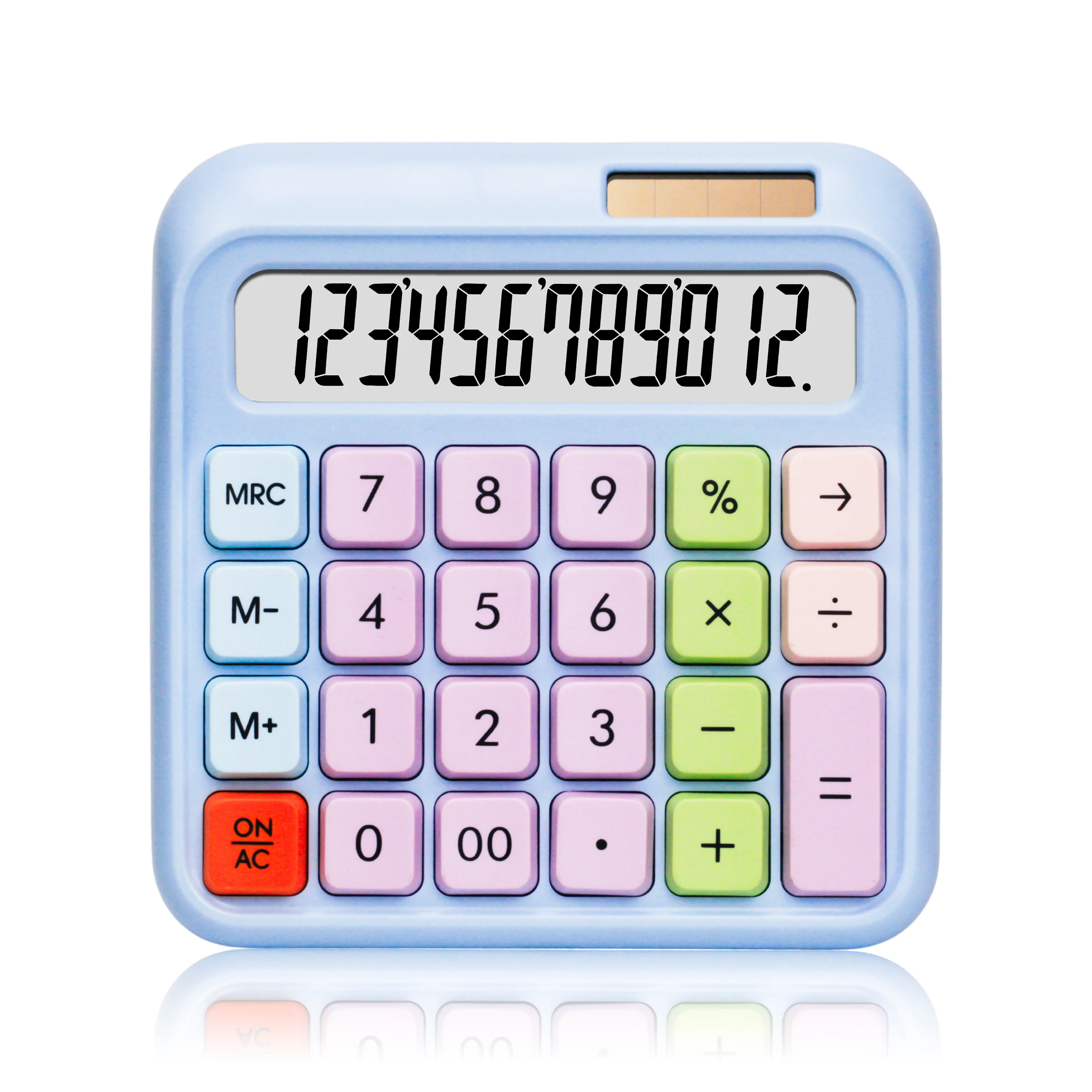 Высокая стоимость Калькулятор цветной колледж студент офис финансовый бухгалтерский учет клавиатура милый ключ калькулятор