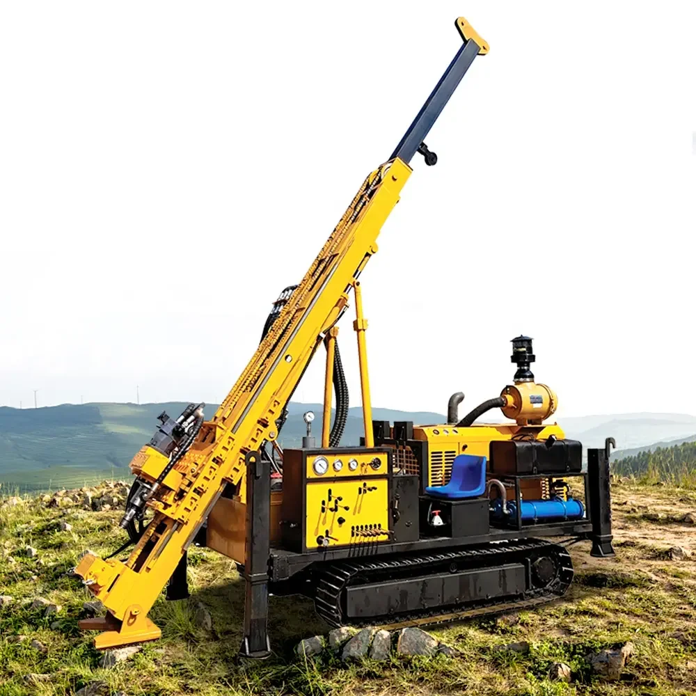 full hydraulic gold mine geology hard rock drill machine hydraulic crawler rock drill