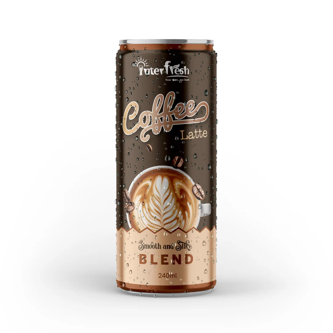 Interfresh Milk Coffee Drink in canned 180ml Arabica mix Robusta Coffee Bean Best Wholesales Price from Vietnam Factory