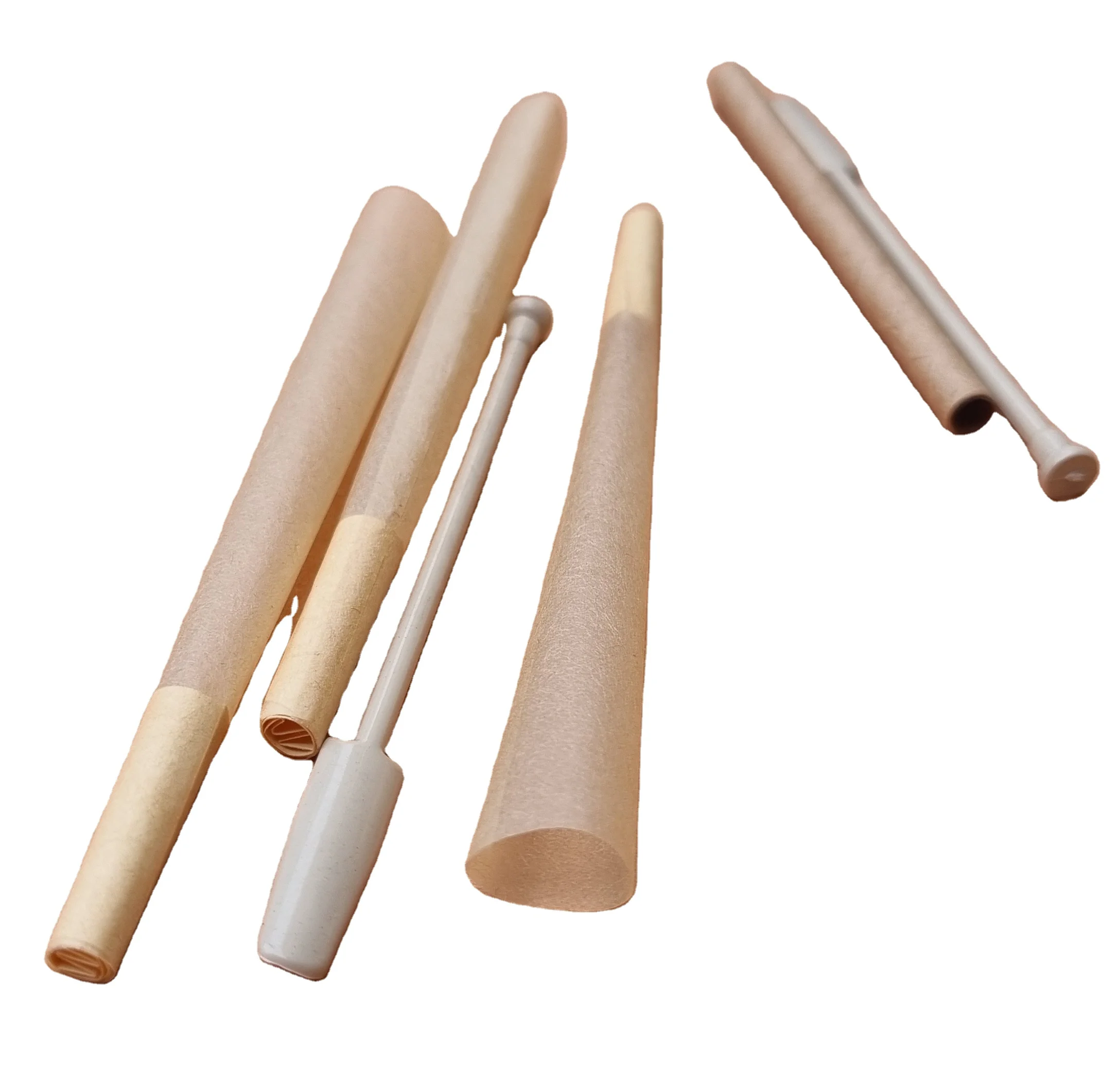 Vegan Unrefined HAND ROLLED CONES TUBES CORN HUSK FILTERS french Paper cones in pop up flavor filter tips bulk factory supply
