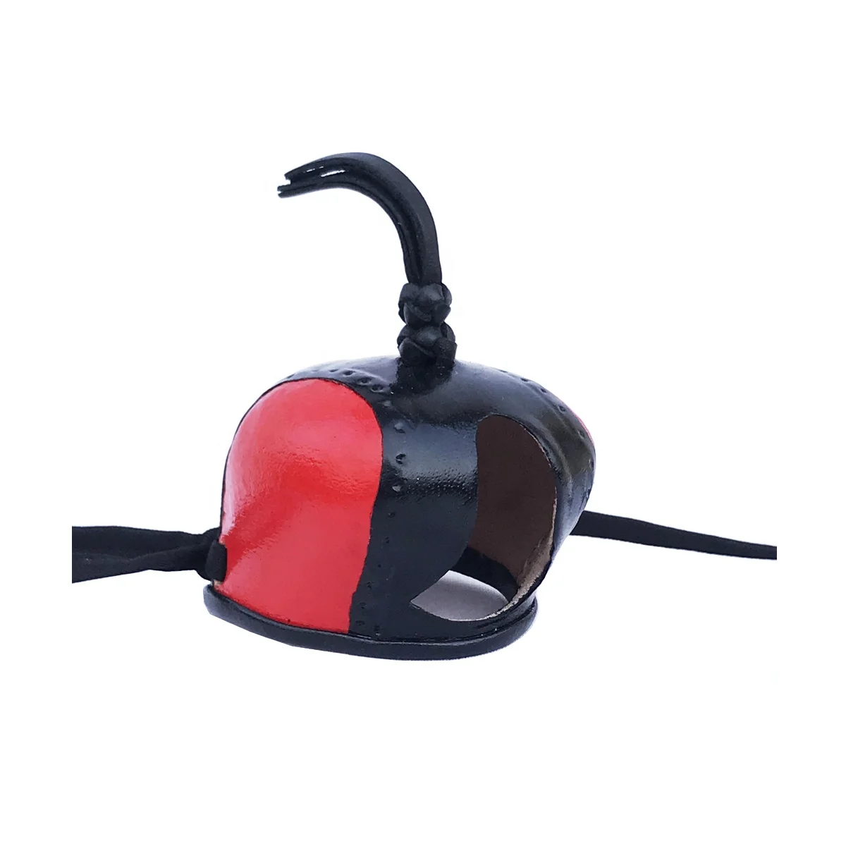 Dutch Beautiful Falcon Helmet High Quality Falconry Equipment Soft Leather Hood for the Prince