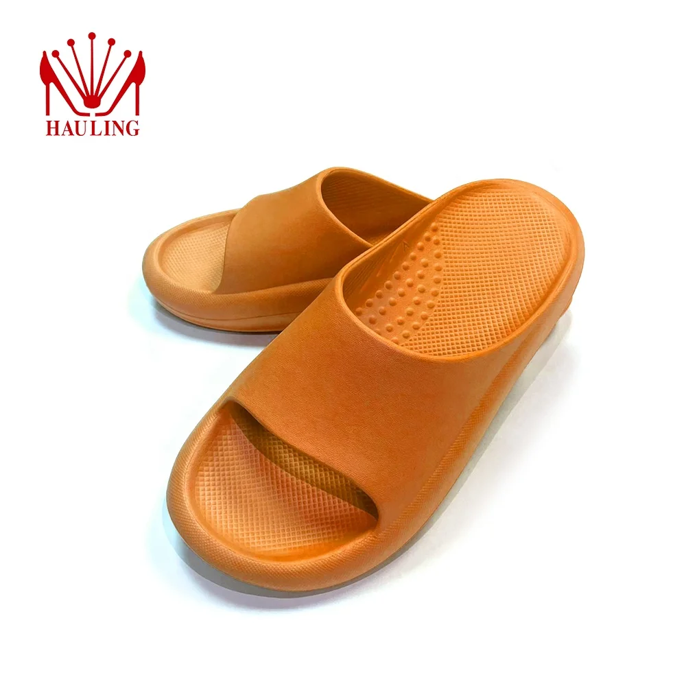 2022 light weight anti-slip Women Sandals Soft Thick Sole house slides pure color Indoor eva slipper and sandal
