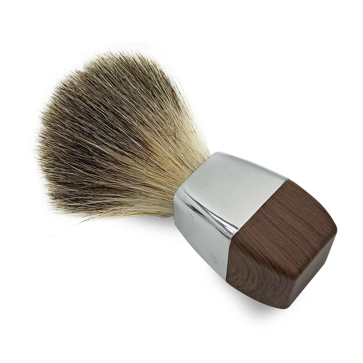Popular badger hair shave brush with synthetic shaving badger hair knots for men shaving razor