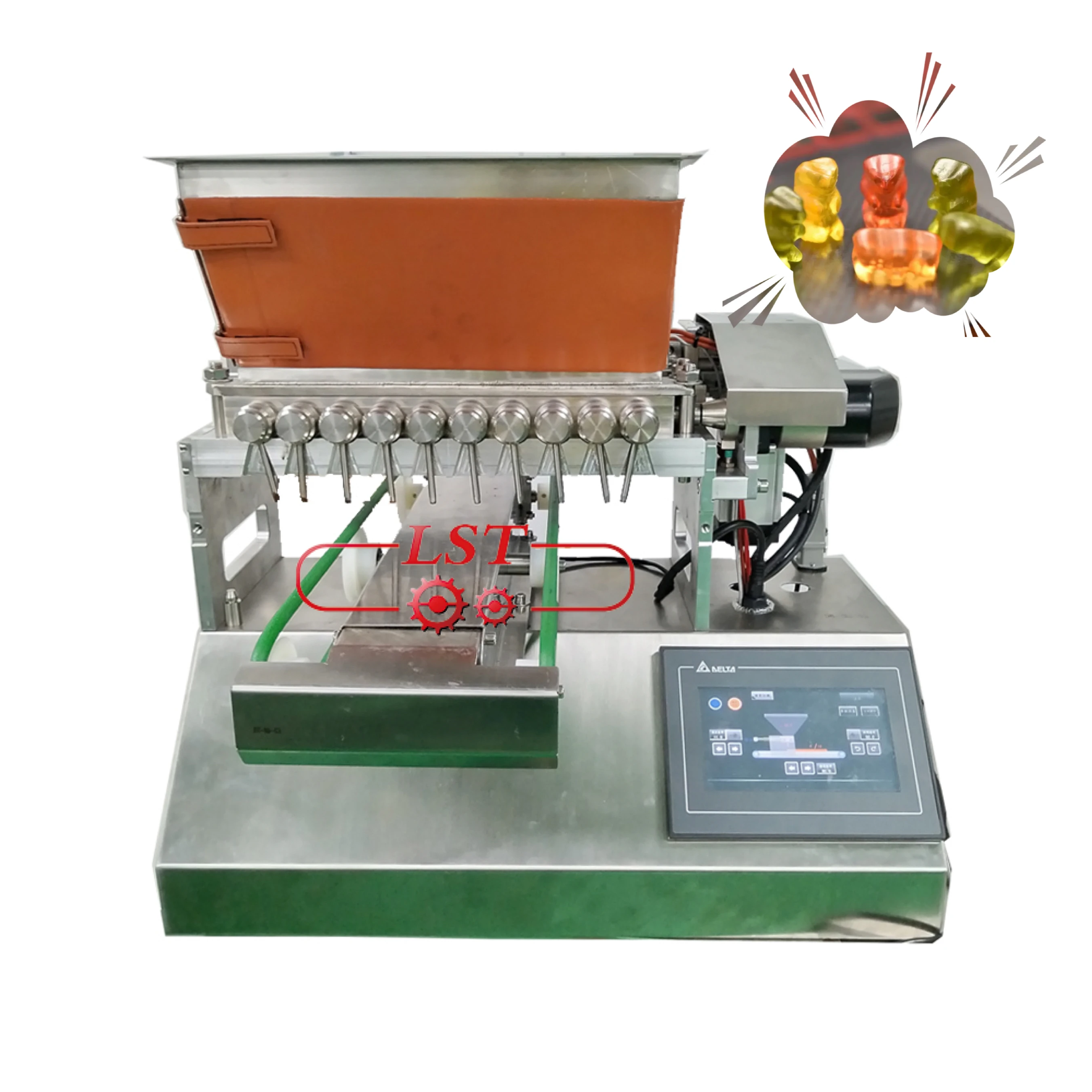 LST Manufacture Gummy Making Equipment All Stainless Steel Multifunctional gummy chocolate Depositor Machine for sale
