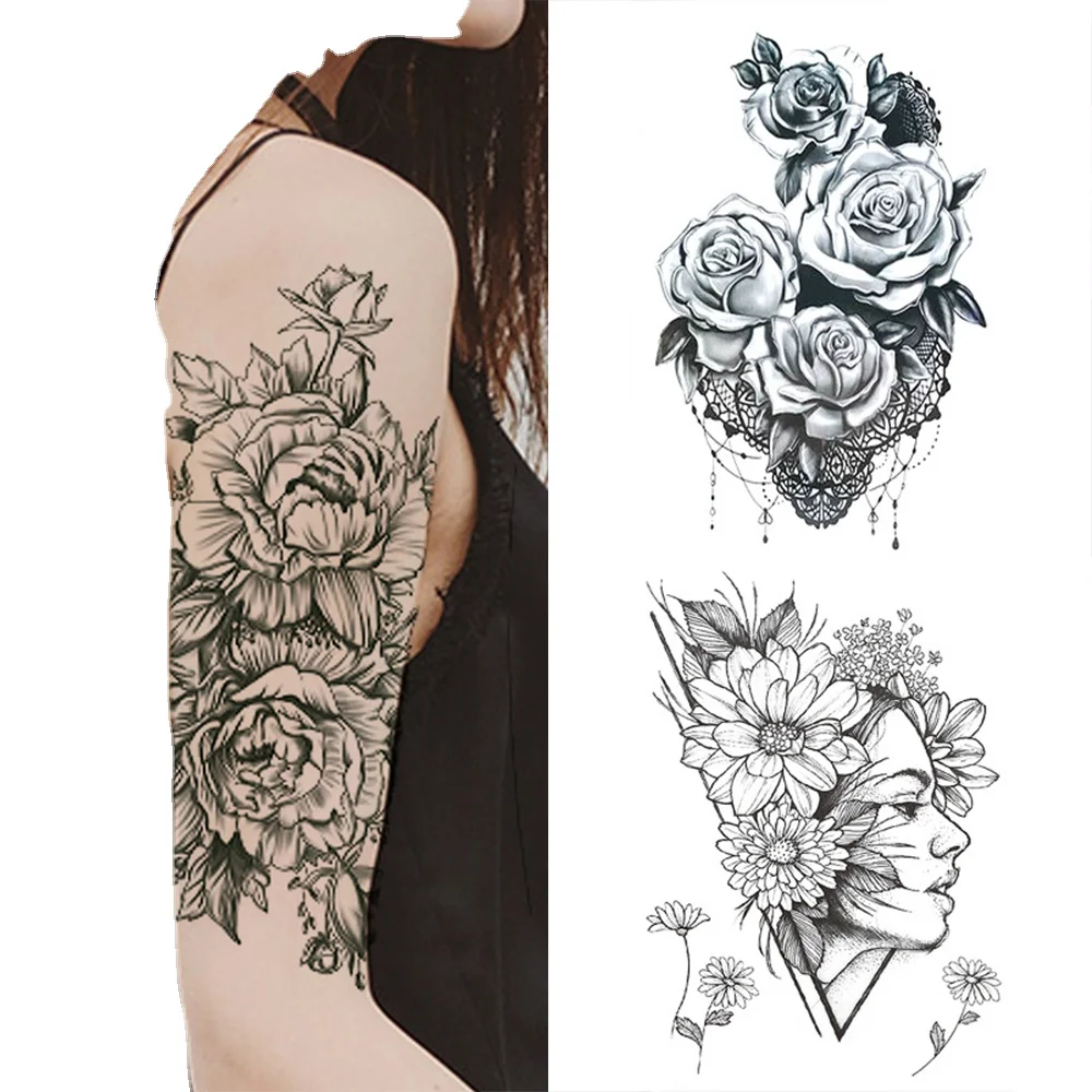 Wholesale waterproof non-toxic custom design sexy arm temporary tattoo sticker