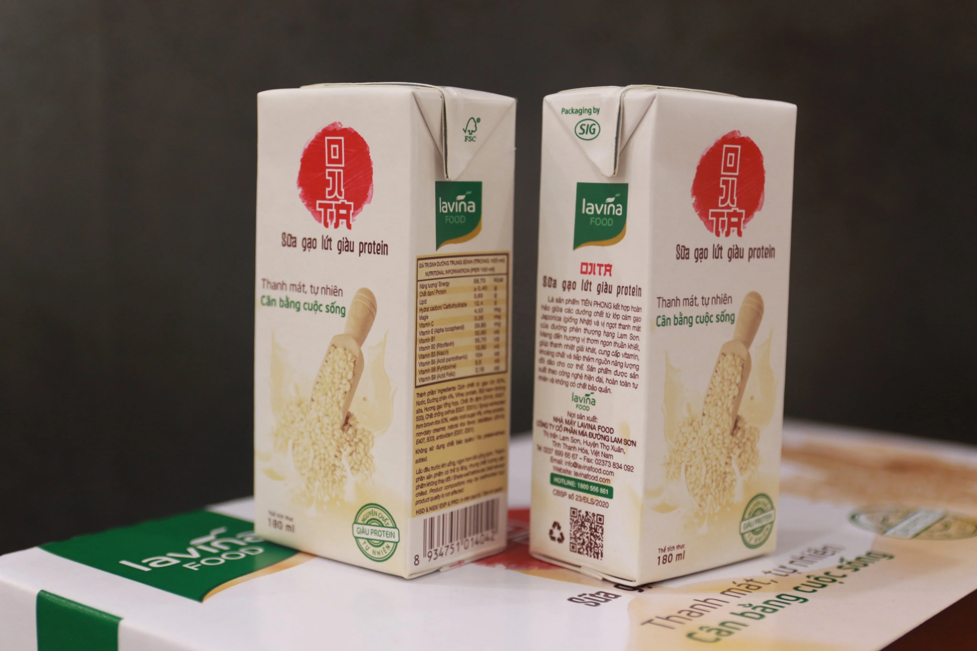 Cheap price Ojita low-fat instant drink carton box manufacturer Vietnam factory with high quality