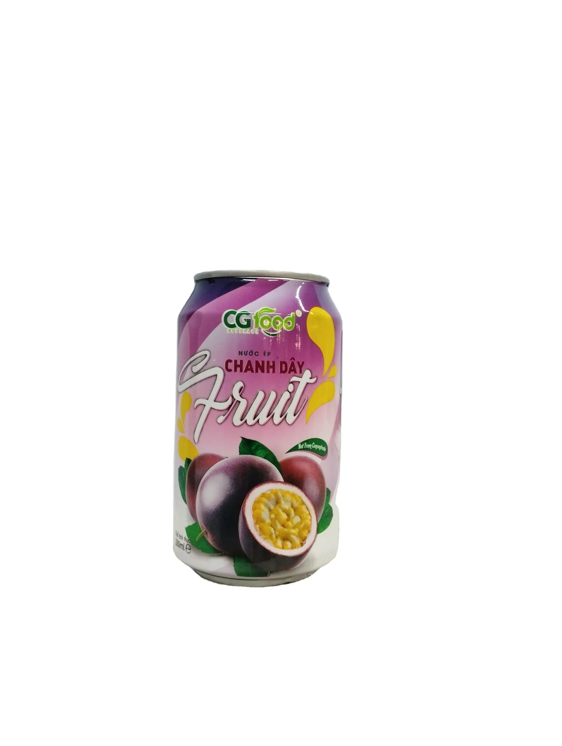 CG Soft Drink 330 ml canned Fruit juice Fresh Passion  flavor CG Passion Juice Extraction  Wholesale Supplier Passion Juice
