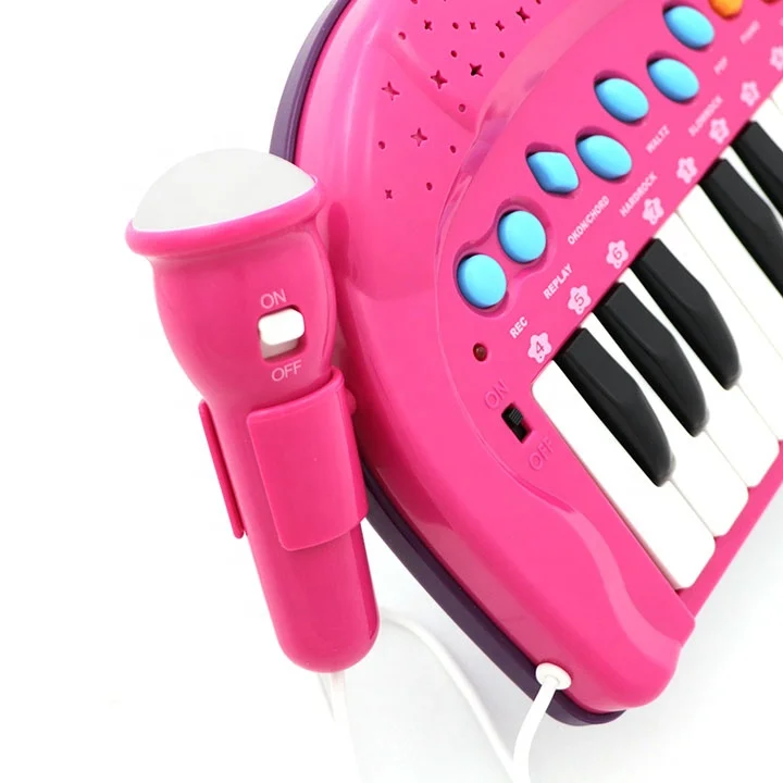 32 Key Kids Educational Piano Keyboard Toys Kids Music Electronic Plastic Toys Unisex Plastic ABS with microphone