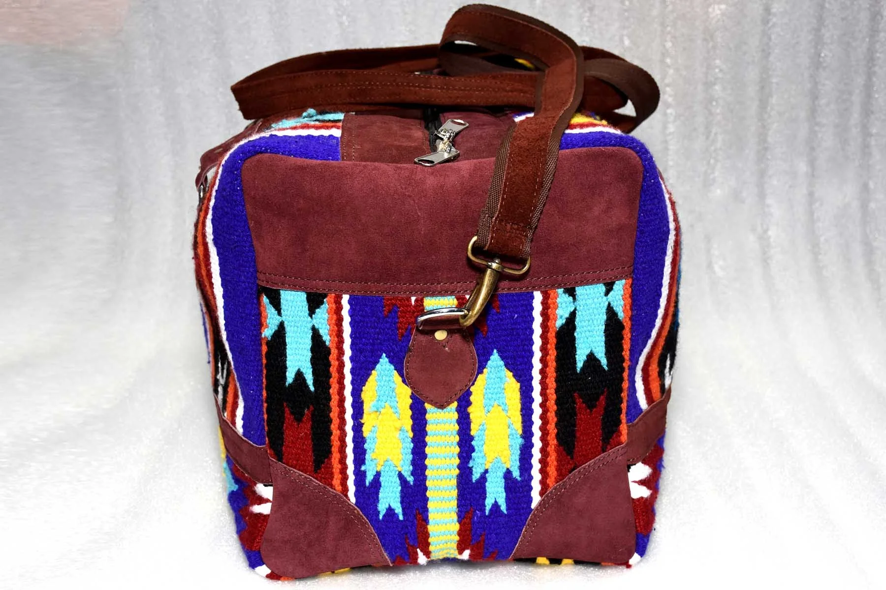 Дорожная сумка NAVAJO с двойной ручкой из замши