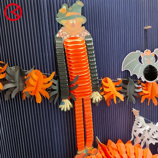 Halloween prop paper scarecrow CE-6671